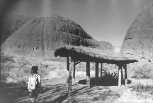 Back and white photo of Walpa Gorge